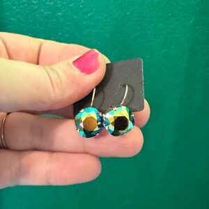 The Sparked Shell Swarovski Crystal Drop Earrings